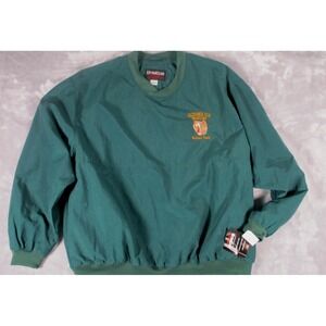 Vtg 90s Ultra Club Club California National Team USA Wrestling Green Pullover XL